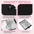 thumbnail image 3 of Uxcell 100 Envelope Challenge Binder, Soft PU Leather Savings Challenges Book with Envelopes Money Saving Binder with Horizontal Insert for Budgeting Saving Expense, Black, 3 of 7