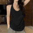 thumbnail image 2 of Timegard Tank Top for Women Racerback U Neck Sleeveless Slim Fitting Comfy Casual Workout Basic Tee, 2 of 4