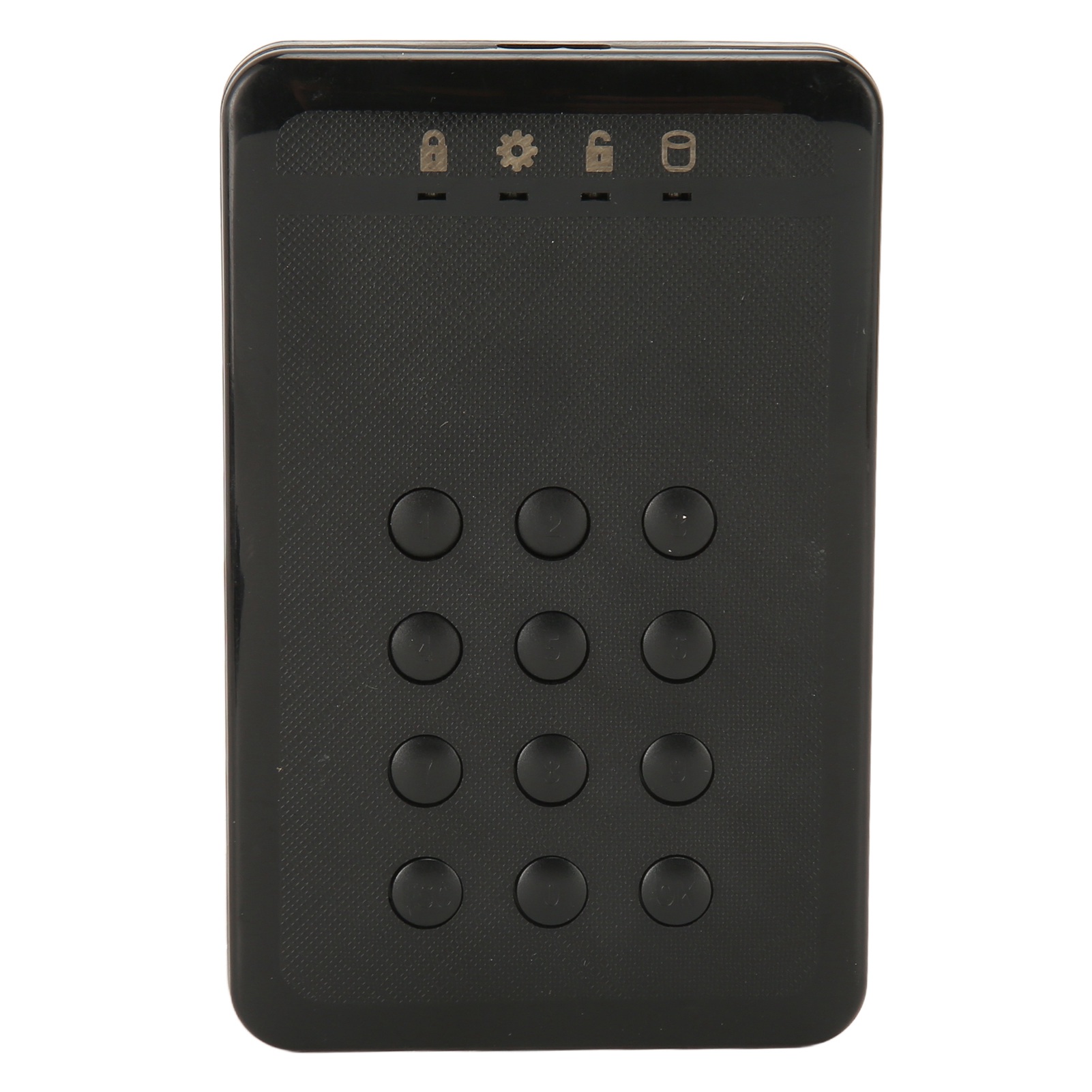 Encrypted External Hard Drive Enclosure, Hard Drive Enclosure  Waterproof USB3.0 Durable 2.5inch High Speed Transfer  for Laptop