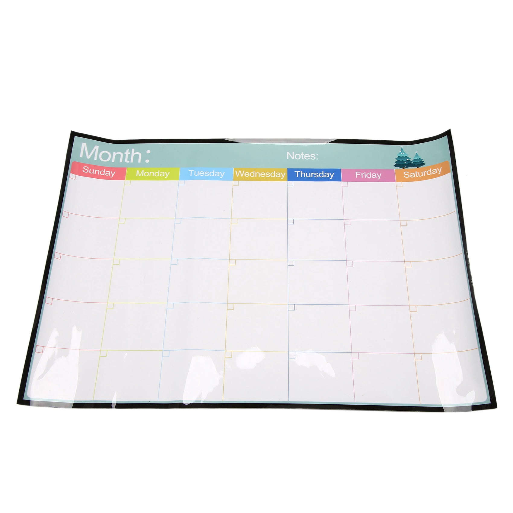 Erasable Magnetic Whiteboard Dry Erase Board Magnets Fridge Refrigerator To-Do List Monthly Daily Weekly Planner Schedules,1 * Whiteboard,white