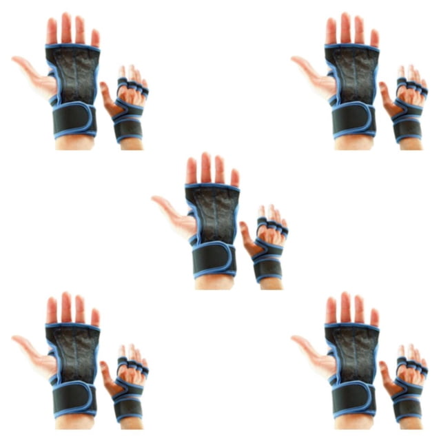 Redempat 2pieces Stay Cool And Comfortable With Multifunctional Gym Gloves Breathable Blue L 5Set