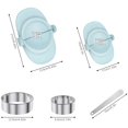 thumbnail image 2 of 5Pcs Dumpling Maker  Empanadas Press Mold Set With Ring Cutter and Stuffing Spoon Dumpling Maker Set Professional Kitchen Gadget for Empanada  Pierogi  Pastelitos  Calzone, 2 of 10