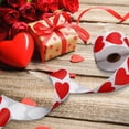thumbnail image 5 of TIMIFIS500 Pcs Rouleaux d'Autocollants Cœurs Rouges, 1 Pouces Autocollants de la Saint-Valentin Étiquettes d'Amour pour Enveloppes Autocollants Décoratifs pour Cadeaux de Fête de Mariage et d'Anniversaire, 5 of 5