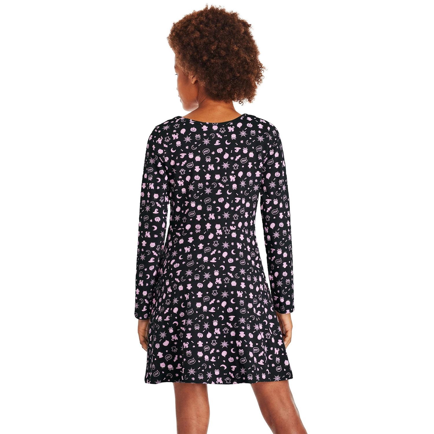 George Girls' Halloween Long-Sleeve Dress