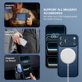 thumbnail image 3 of VENINGO Magnetic for iPhone 17 Pro Max Case, Compatible with Mag-safe, Shockproof Protection Slim Non-Slip Translucent Matte Protective Phone Cover, Royal Blue, 3 of 8