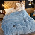 thumbnail image 1 of Dvkptbk Woolen Blanket Multifunctional Cover Blanket Napping Blanket Flannel Blanket Napping Blanket Breathable Premium Soft Comfortable Machine Washable Blanket for All Season Bedding, 1 of 6