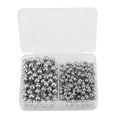 thumbnail image 2 of 300pcs Round Head Pins Lightweight Compact Round Pearl Pins for Dressmaking Sewing Marking Material: Plastic & Stainless Steel, 2 of 7