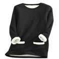 thumbnail image 2 of Ladies‘ Cozy Tracksuit Set with Fleece Lined Sweatshirt and Stretchy Sweatpants, 2 of 9
