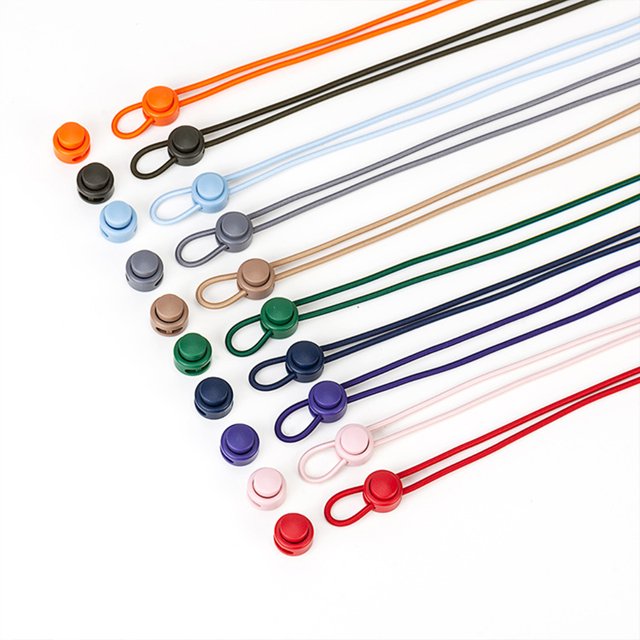 VONKY 2pairs Elastic Latex Shoelaces For Functionally Exempt Tying Shoes Prevent Falling Shoe Laces apricot