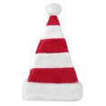 thumbnail image 2 of Pisexur Christmas Decorations Xmas Tree Decor Christmas Children's Hat Christmas Gift Children's Christmas Hat Christmas Stitching Red And Green Striped Plush Hat, 2 of 3