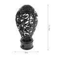 thumbnail image 2 of yuksok Embouts d'Extrémité de Tringle/pôle de Rideau de Fenêtre Têtes s pour Tiges de Diamètre Intérieur 28mm 2-Black, 2 of 6