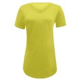 thumbnail image 3 of CEHVOM Fashion Woman V-Neck Short Sleeve Tops T-Shirt Summer Solid Loose Blouse, 3 of 5