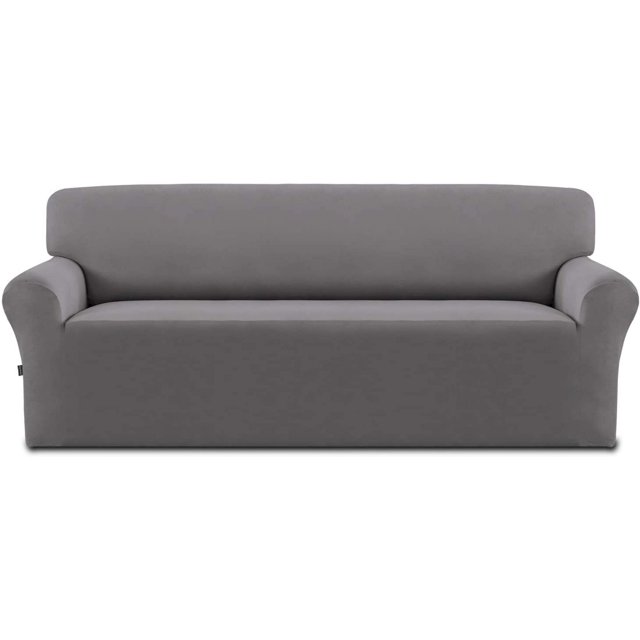 2024 Super Stretch Sofa Slipcover Non Slip Couch Cover Oversized Sofa Dark Gray