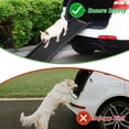 thumbnail image 3 of Folding Dog Ramp for Medium Dogs(Max load 50lbs), 61"L x 16"W Lightweight Pet Ramps, Dog Cat Ramp for SUV Car & Truck（Trucks Height Limits 24 inches), 3 of 7