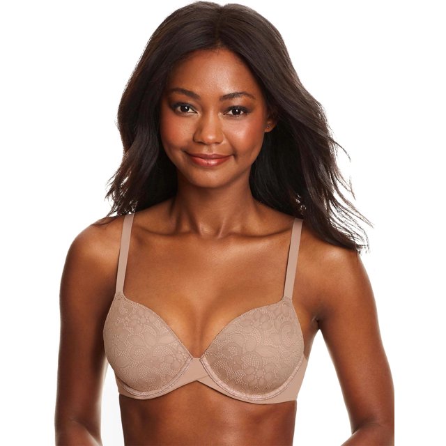 Maidenform Womens One Fabulous Fit 2.0 Tailored Demi Underwire Bra, 40B