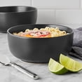 thumbnail image 4 of Mainstays Alessandra Matte Black Stoneware Bowl, 4 of 5