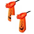 thumbnail image 1 of Oleegame 2PC Produce Storage Halloween Candy Bag With Outstretched Hand Design Non Woven Fabric And Large Capacity For Kids' 2 Stylish Colors Black Orange, 1 of 4