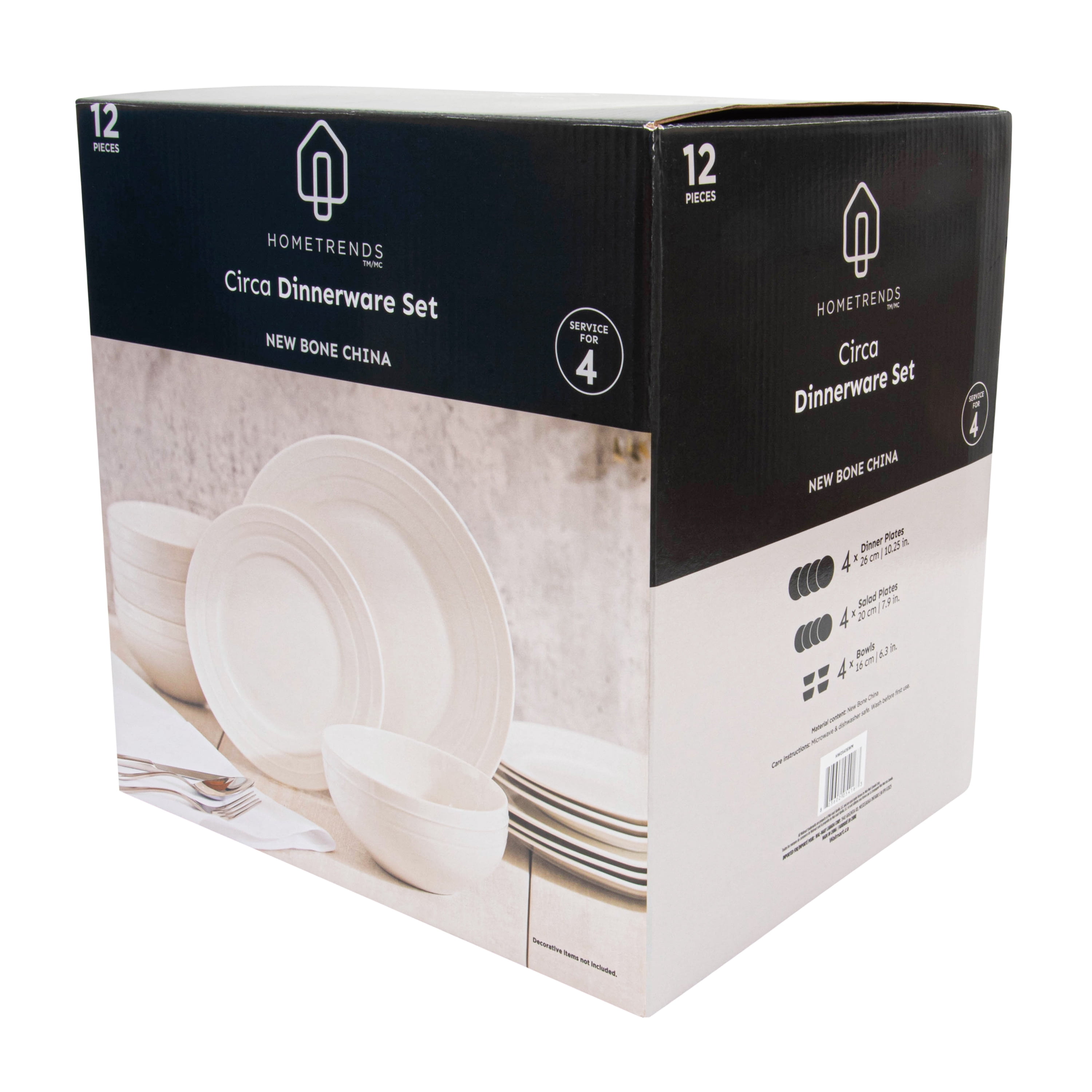 Home Trends Circa 12 pc Dinner Sets