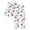 White, variant on GDREDA Plus Size Pajamas Printed Women's Long Sleeved Pajamas Pajamas Women Pajama Sets pyjamas Wine,XL