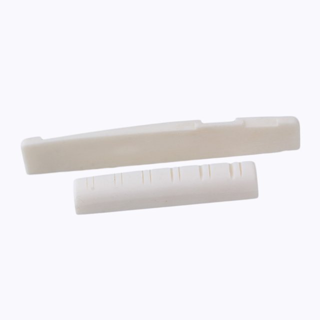BQLZR 12 String Folk Guitar String Bridge Bone Saddle and Nut