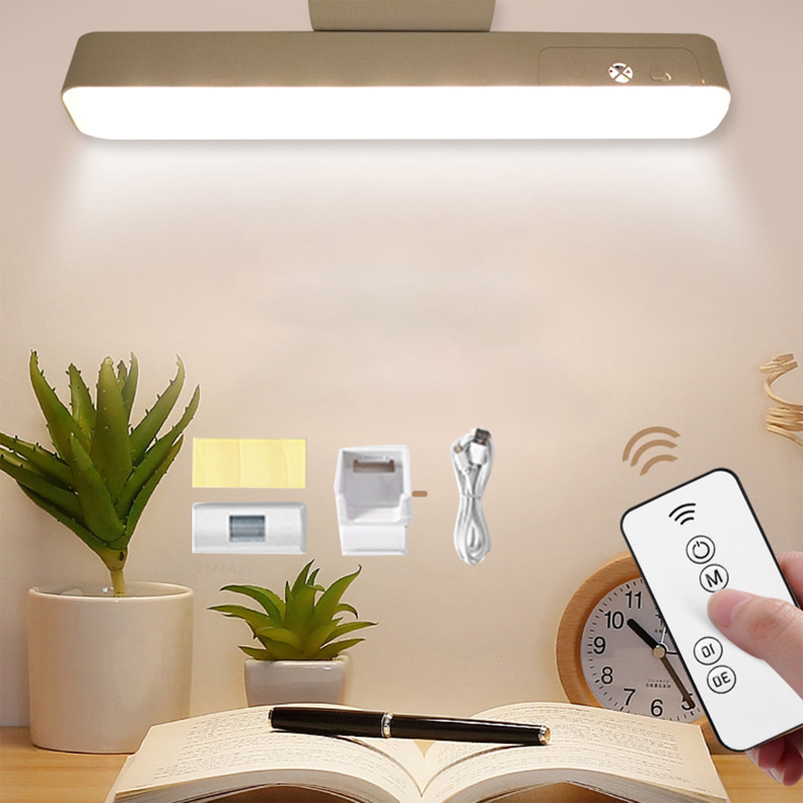 SDNall Outdoor Wall Lights White Plastic Magnetic Usb Rechargeable Led Light