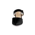 thumbnail image 2 of BLISSFUL STEP Women's Pointy Toe Block Heel Dress Mules Pumps Black 7, 2 of 8