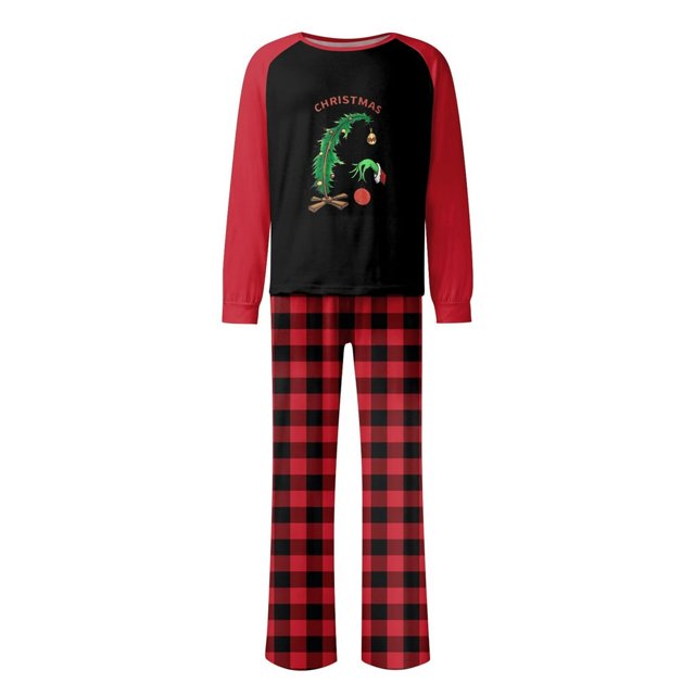 Pyjamas de Noël Assortis pour Hommes Ensembles de Pyjamas de Vacances pour la Famille