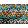 thumbnail image 4 of oneOone Cotton Poplin Fabric Diamond & Swirl Ikat Printed Craft Fabric BTY 56 Inch Wide, 4 of 4