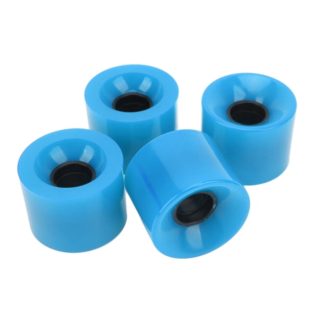 Roues de Planche à Roulettes, Haute Résistance, Résistantes à l'Usure, Roues de Planche de Surf à Faible Bruit pour Rampe, Trottoir, Ciment, Route, Bleu