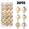 thumbnail image 1 of Meitianfacai 36PCS Christmas Xmas Tree Ball Bauble Hanging Home Party Ornament Decor 3CM, 1 of 3