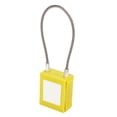 thumbnail image 2 of Kit de Verrouillage, Robuste Câble de Verrouillage Résistant Isolant Compact Manille Durable de 85 Mm avec 2 Clés pour la Gestion d'Entreprise Jaune, 2 of 8