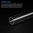 thumbnail image 4 of Unique Bargains Acrylic Pipe Clear Rigid Round Tube 26mm ID 30mm OD 10' for Lamps and Lanterns, Water Cooling System, 4 of 6