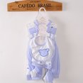 thumbnail image 3 of 8PCS Newborn Baby Boy Girl Tops+Hat+Pants +Bib+Sock Shose+Romper Outfits Set, 3 of 9