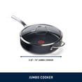 thumbnail image 2 of T-fal Stone Shield 5 Qt / 11.8" Jumbo Cooker with DefenseShield™ Technology, 6-Multilayer construction, robust stone texture, dishwasher and oven-safe, 2 of 21