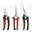 thumbnail image 3 of Titanium Coated Pruning Shears, Compound Action for Increased Force, Shock Absorbing Spring Reduces Fatigue, Ultra Sharp Blades Guarantee Smooth Cuts, Perfect for Heavy Duty Gardening Tasks, 3 of 5
