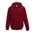 thumbnail image 2 of Awdis Plain Mens Hooded Full Zip Hoodie / Zoodie, 2 of 2