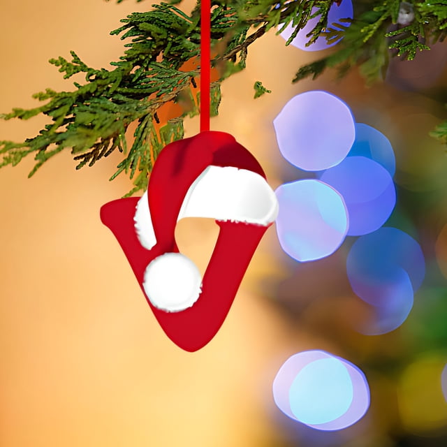 LSLJS Christmas Ornaments Acrylic Christmas 26 Letter Decorated Christmas Tree Hanging Decorated Home Decoration Pendants Christmas Hanging Decorations