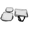 thumbnail image 4 of ANGGREK 3Pcs Wash Bag PVCTransparent Cosmetic Bag Environmental Protection Travel Storage Bag,Clear Makeup Bags, 4 of 8