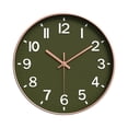 thumbnail image 2 of EGNMCR Wall Clock Silent Wall Clocks Battery Operated 12 Inch Modern Non Ticking Analog Clock Decorative For Kitchen Office Bathroom Bedroom clock clock, 2 of 6
