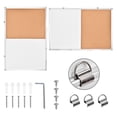 thumbnail image 4 of Whiteboard & Bulletin Corkboard Combination, Combo Board 18 x 24 Inches Magnetic Whiteboard, Aluminum Frame Wall Mounted Board for Office Home and School, 4 of 7