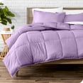 thumbnail image 1 of Bare Home Down Alternative Comforter Set - 3-Pieces - All Seasons - King/Cal King, Lavender, 1 of 7