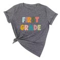 thumbnail image 2 of Liquidation d'Économies! BEFOKA T-Shirt pour Femmes Grande Taille, Blouse Décontractée d'Été pour Femmes, Haut Décontracté à la Mode pour Dames, Chandail Imprimé à Col Rond à Manches Courtes, 2 of 4