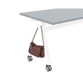 thumbnail image 4 of Flip-Top Table 63" W x 31 1/2" D - Snow White frame - Soft Gray top, 4 of 6