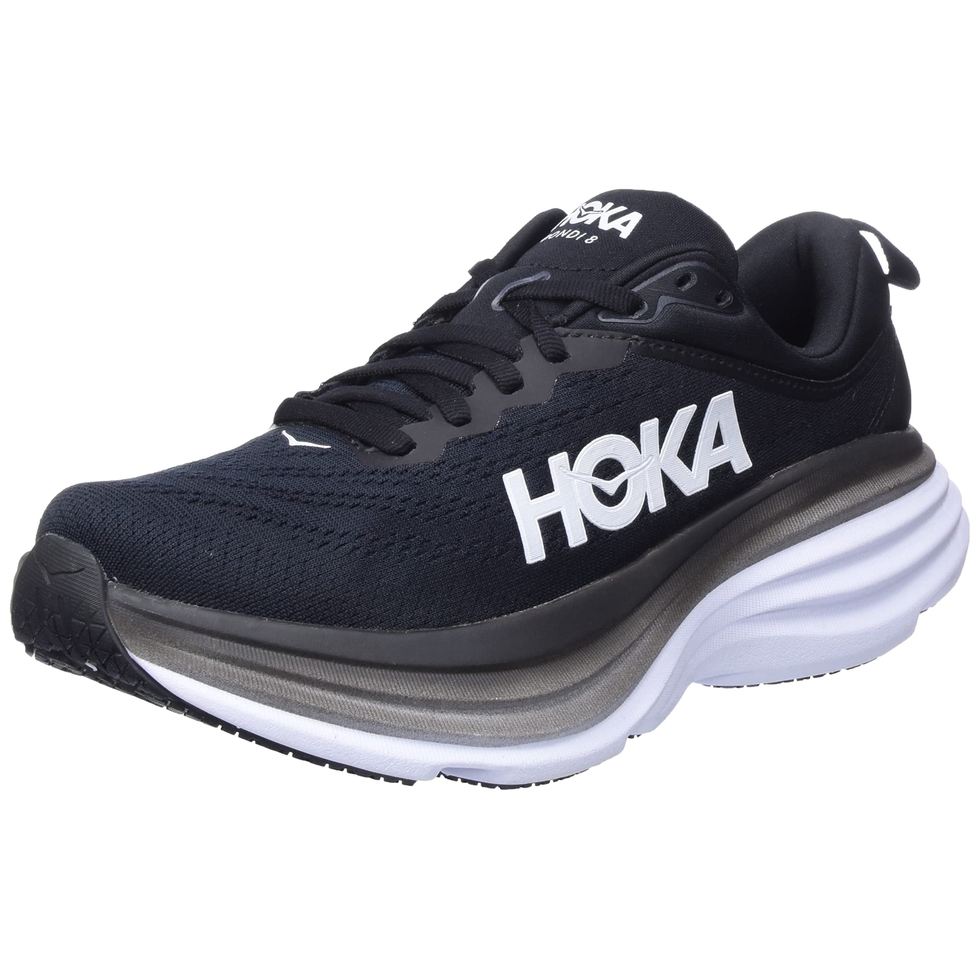 Hoka Women's Bondi 8 Sneaker, Black/White, 6.5 - Walmart.ca