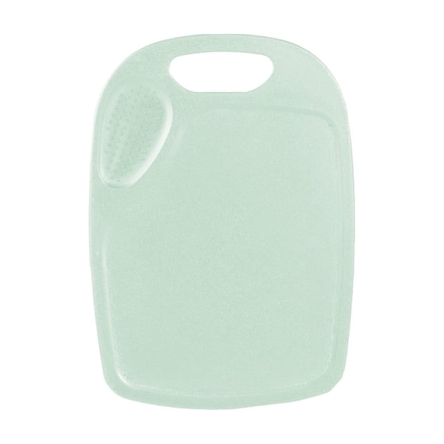 Plastic Cutting Board For Kitchen Dishwasher Safe Double-Sided Extra Large 12.59 in x 8.46 in With Non-Slip Feet And Grinding Area
