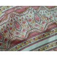 thumbnail image 4 of oneOone Silk Tabby Fabric Leaves & Floral Block Decor Fabric Printed BTY 42 Inch Wide, 4 of 4
