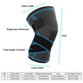 thumbnail image 2 of Adjustable Knee Brace Support Sleeve For Meniscus Tear During Sports Activities Men Women, 2 of 6