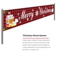 thumbnail image 3 of Christmas Streamer Hanging Background Ornament Polyester Decorative Banner, Polyester background ornament Polyester SDHF-GZ01, 3 of 7
