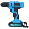 thumbnail image 2 of Qiilu Perceuse-Marteau à Impact Électrique Sans Fil 48VF Rechargeable Prise US 100‐240VAC Chaude, 2 of 8