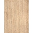 thumbnail image 2 of Aizza Trends Hand Made Hand Braided Natural Jute Floor Area Rug / Floor Carpet Rug / Natural Jute Rug, 2 of 5